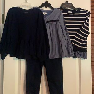 Fall mix and match pants and sweaters